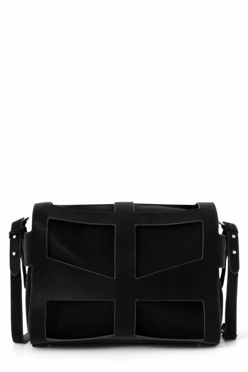 New Torebka Kuferek L4400-C020 Czarna Torebki Nobo|Torebki Kuferki