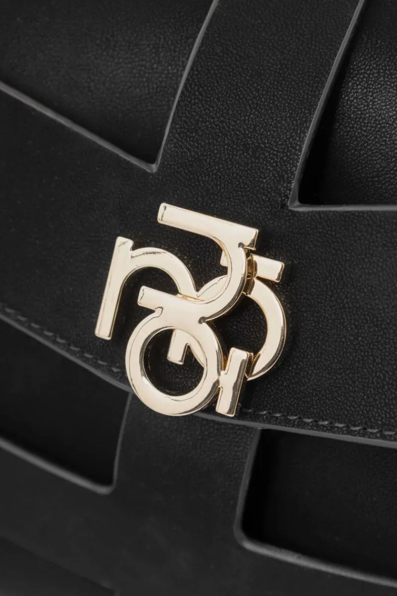 New Torebka Kuferek L4400-C020 Czarna Torebki Nobo|Torebki Kuferki