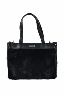 Torebki Kuferki|Torebki Klasyczne>Big Star Shoes Torebka Kuferek Z Futerkiem Big Star OO574067 Czarna