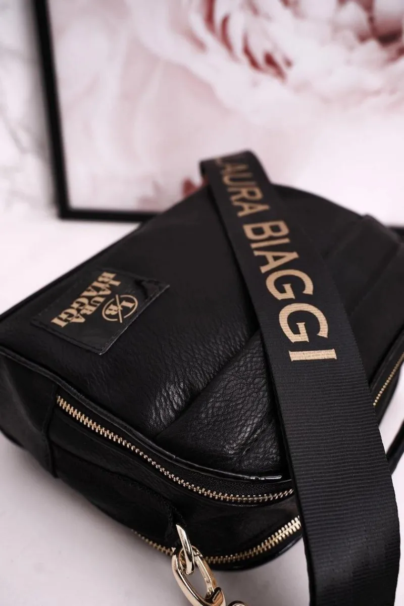 Clearance Boto Torebka Listonoszka Kuferek LAURA BIAGGI Czarna