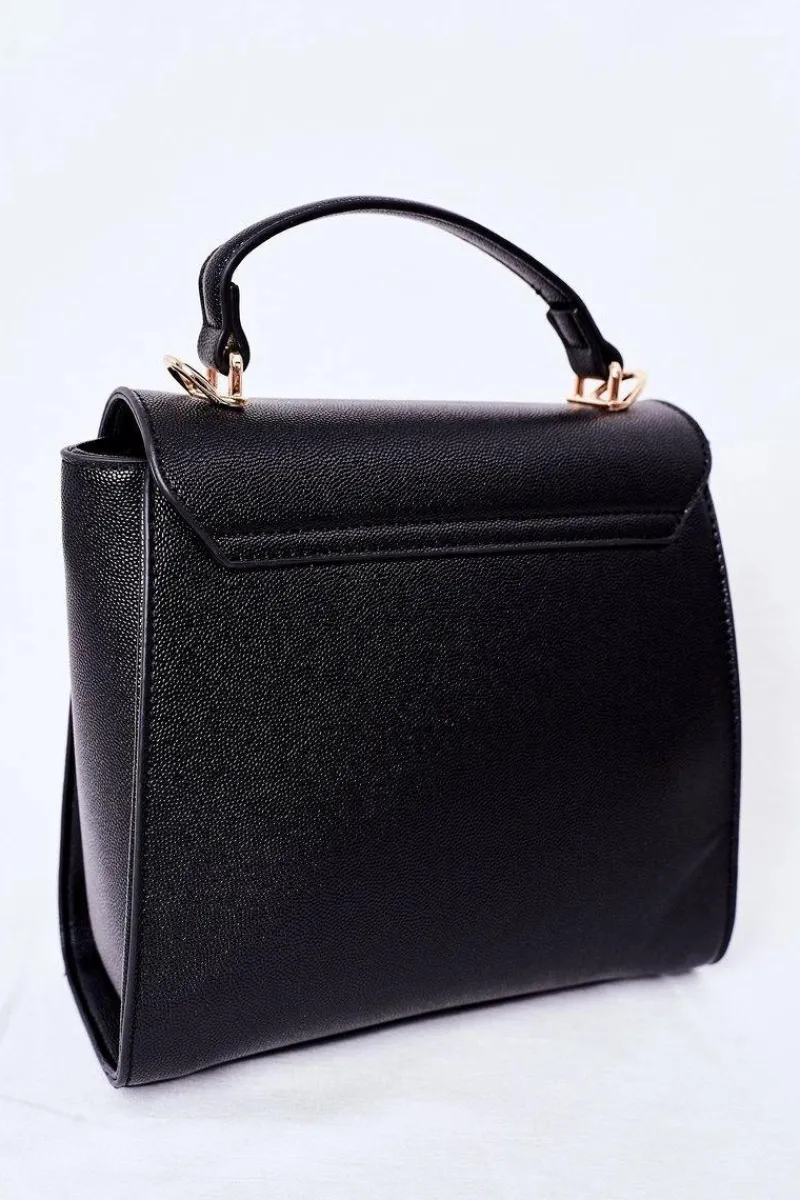 Torebki Nobo|Torebki Kuferki>Nobo Torebka Listonoszka Kuferek K2570 Czarna