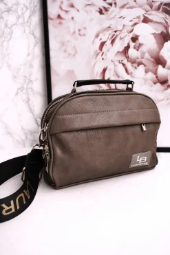 Torebki Kuferki|Torebki Klasyczne>Boto Torebka Listonoszka Kuferek LAURA BIAGGI Beżowa