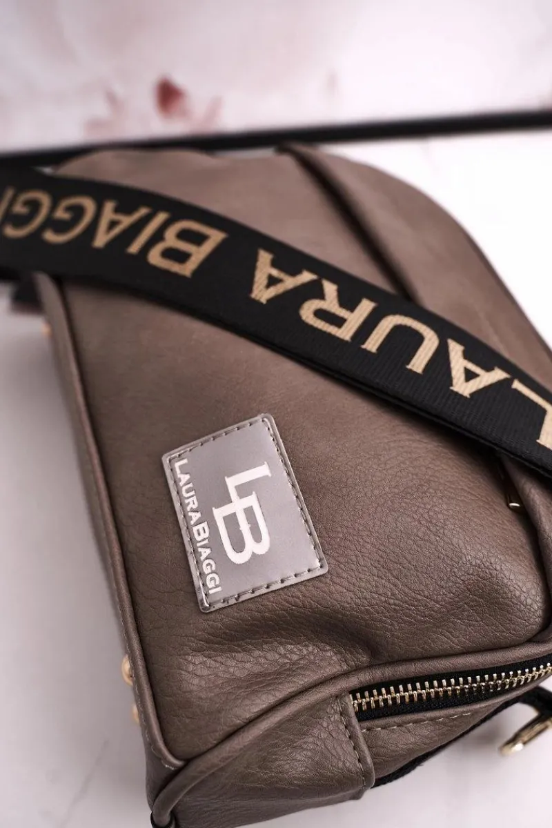 Torebki Kuferki|Torebki Klasyczne>Boto Torebka Listonoszka Kuferek LAURA BIAGGI Beżowa