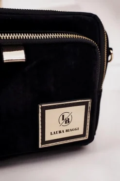 Online Torebka Listonoszka Kuferek LAURA BIAGGI Czarna Torebki Kuferki|Listonoszki