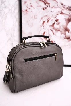 Clearance Boto Torebka Listonoszka Kuferek LAURA BIAGGI Szara