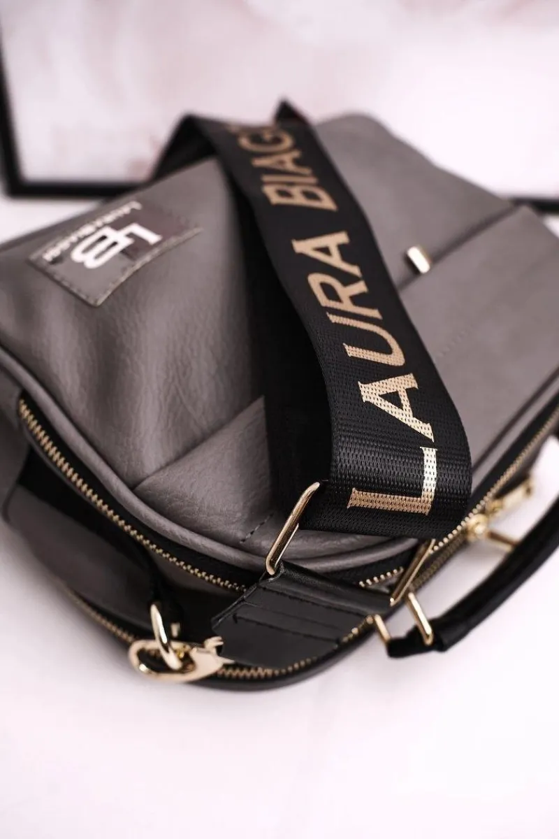 Clearance Boto Torebka Listonoszka Kuferek LAURA BIAGGI Szara