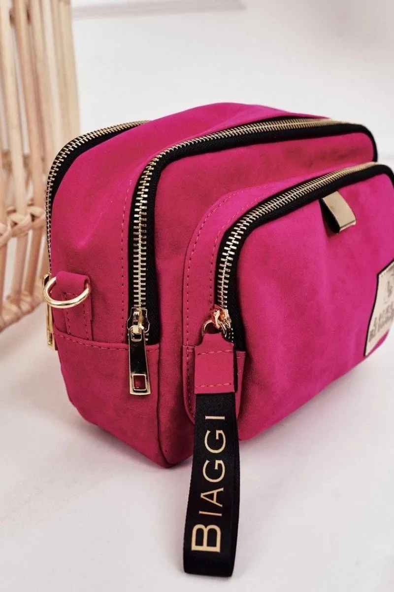 Clearance Boto Torebka Listonoszka Kuferek LAURA BIAGGI Różowa