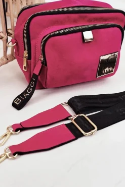 Clearance Boto Torebka Listonoszka Kuferek LAURA BIAGGI Różowa