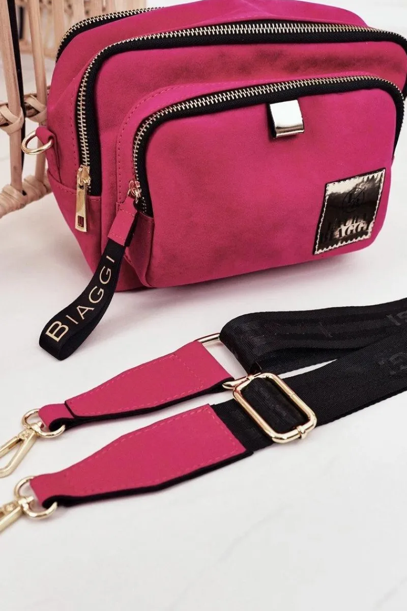 Clearance Boto Torebka Listonoszka Kuferek LAURA BIAGGI Różowa