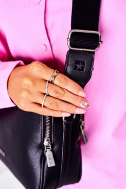 Torebki Kuferki|Listonoszki>Big Star Shoes Torebka Listonoszka Kuferek Big Star HH574083 Czarna