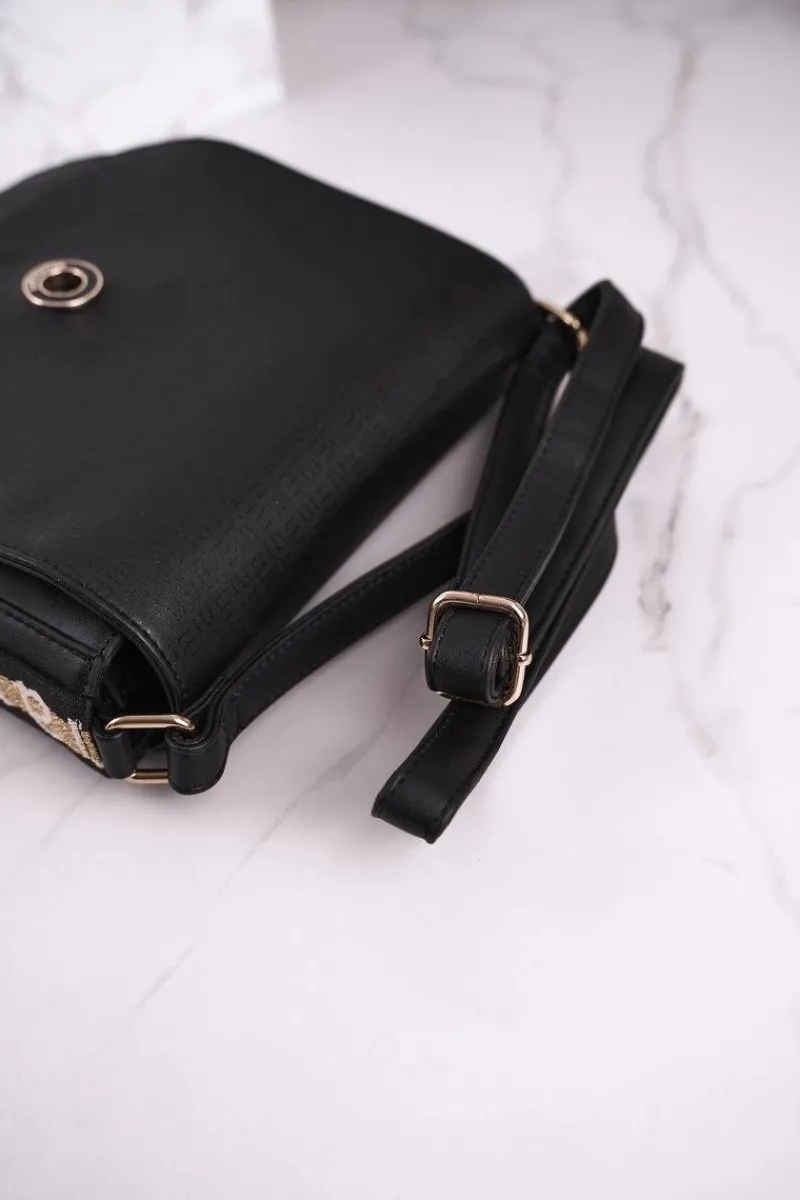 Hot Monnari Torebka Listonoszka BAG7460-M20 Czarna Print