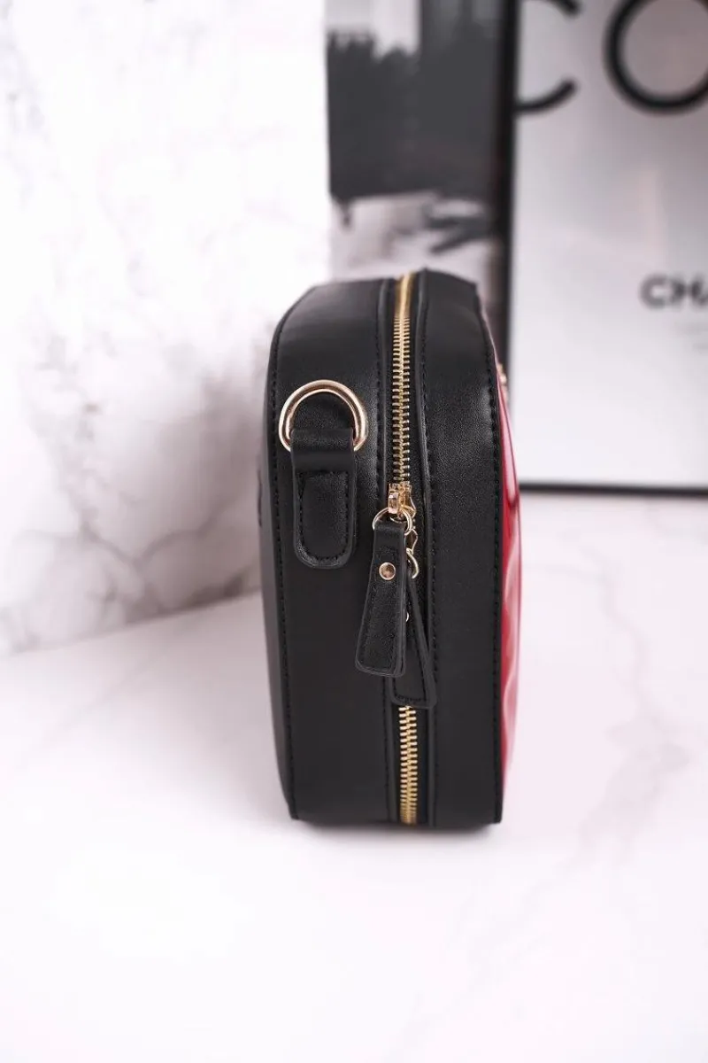 Torebki Monnari|Listonoszki>Monnari Torebka Listonoszka BAG4220-M20 Lakierowana Czerwona