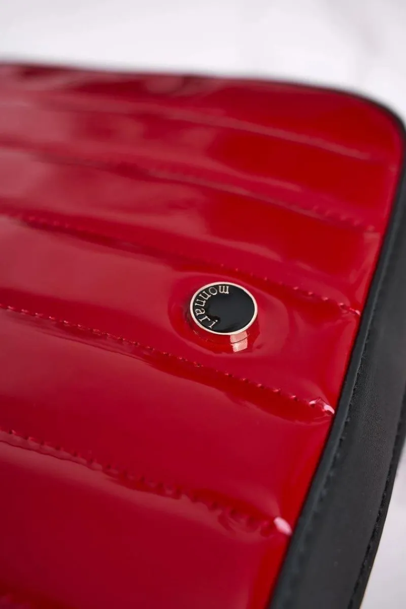 Torebki Monnari|Listonoszki>Monnari Torebka Listonoszka BAG4220-M20 Lakierowana Czerwona