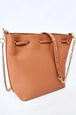 Best Nobo Torebka Listonoszka Na Łańcuszku K4090 Brązowa