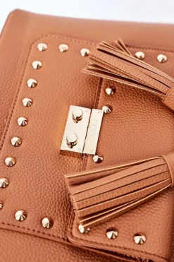 Best Nobo Torebka Listonoszka Na Łańcuszku K4090 Brązowa