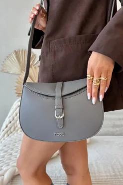 Online Torebka Listonoszka BAG5780-M12 Grafitowa Torebki Nobo|Torebki Klasyczne