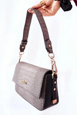 New Torebka Listonoszka NBAG-L2150-C020 Szara Torebki Nobo|Listonoszki