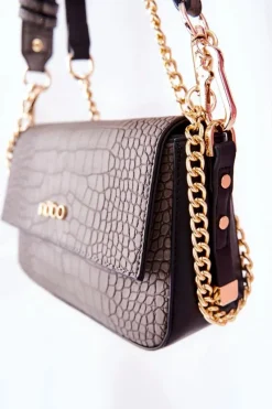 New Torebka Listonoszka NBAG-L2150-C020 Szara Torebki Nobo|Listonoszki