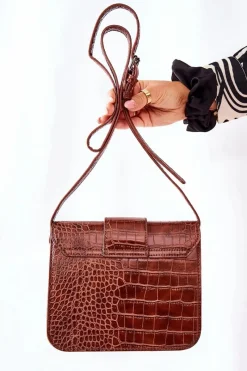 Discount Torebka Listonoszka NBAG-L1100-CM17 Brązowa Listonoszki|Torebki Nobo