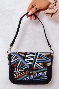 Hot Torebka Listonoszka M1320-C020 Czarna Torebki Nobo|Torebki Kuferki