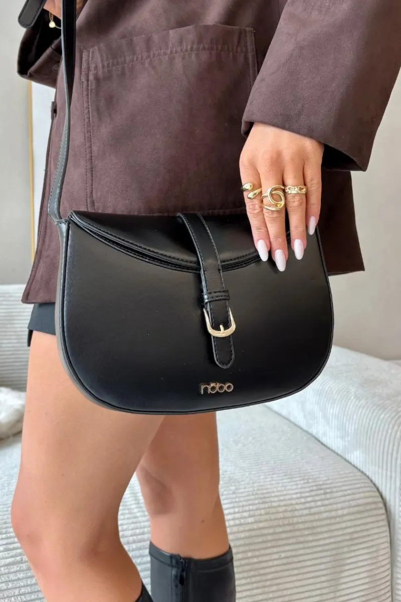 Torebki Nobo|Listonoszki>Nobo Torebka Listonoszka BAG5780-020 Czarna Czarny