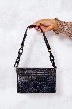 Torebki Nobo|Listonoszki></noscript>Nobo Torebka Listonoszka Wężowa M0110-C020 Czarna