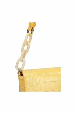 Clearance Nobo Torebka Listonoszka Wężowa M0110-C002 Żółta