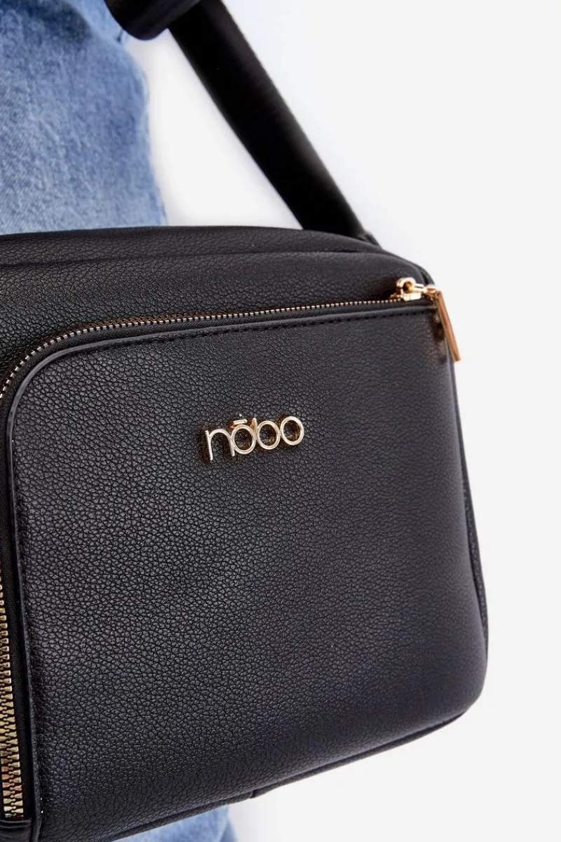Torebki Nobo|Torebki Klasyczne>Nobo Torebka Listonoszka Z Eko Skóry BAGP990-K020 Czarna