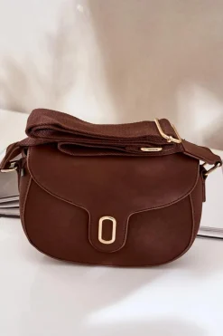 Boto Torebka Listonoszka Z Eko Skóry Czekoladowa Samriddhi