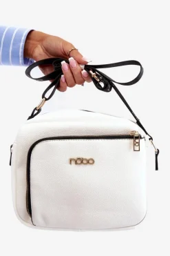 Torebki Nobo|Torebki Klasyczne>Nobo Torebka Listonoszka Z Eko Skóry BAGP990-K000 Biała