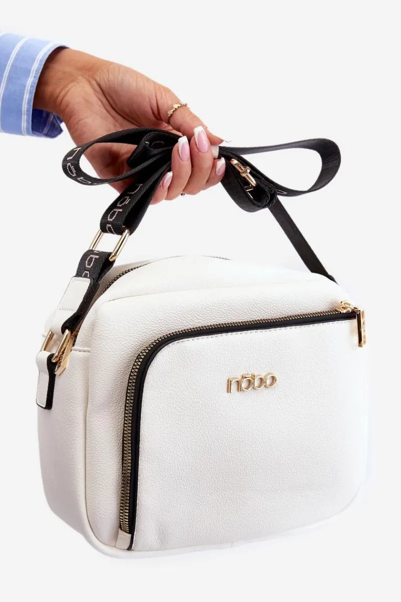 Torebki Nobo|Torebki Klasyczne>Nobo Torebka Listonoszka Z Eko Skóry BAGP990-K000 Biała