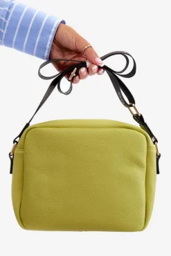 Clearance Nobo Torebka Listonoszka Z Eko Skóry BAGP990-K008 Limonka