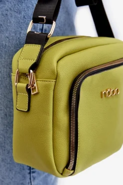 Clearance Nobo Torebka Listonoszka Z Eko Skóry BAGP990-K008 Limonka