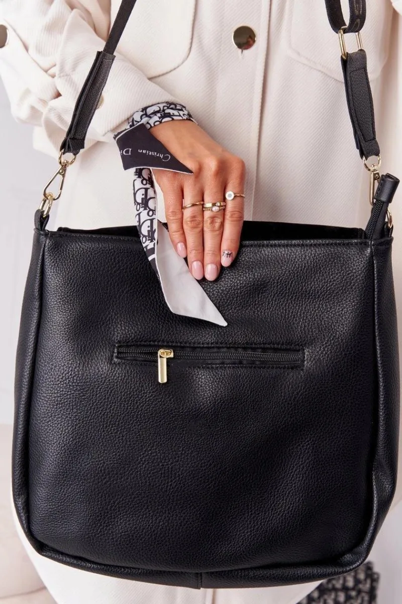 Torebki Klasyczne|Listonoszki>Boto Torebka Listonoszka Z Odpinanym Paskiem LAURA BIAGGI Czarna