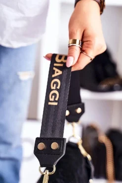 New Boto Torebka Listonoszka Z Odpinanym Paskiem LAURA BIAGGI Czarna