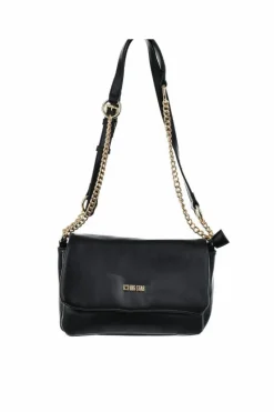 Torebki Klasyczne|Listonoszki>Big Star Shoes Torebka Listonoszka Ze Złotym Łańcuchem Big Star OO574048 Czarna