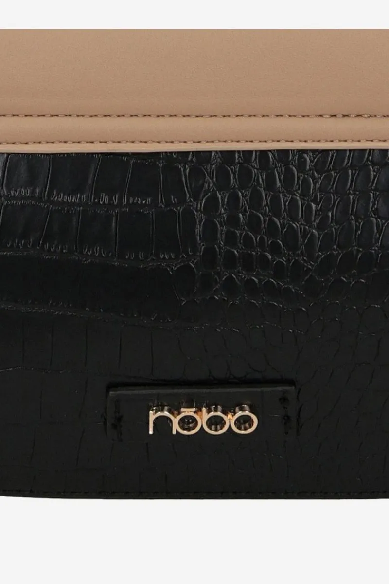 Best Nobo Torebka Na Ramię NBAG-P5000-CM20 Beżowo-Czarna