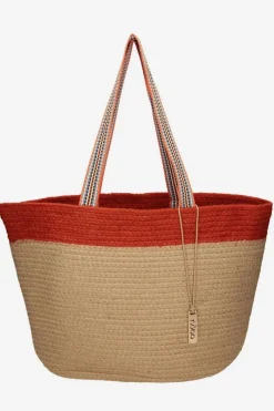 Discount Nobo Torebka Plażowa Koszyk XP0400-C003 Beżowo-Pomarańczowa