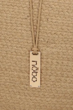 Discount Nobo Torebka Plażowa Koszyk XP0400-C003 Beżowo-Pomarańczowa