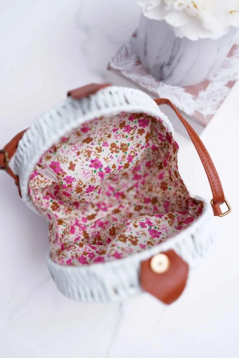 Sale Torebka Pleciona Kuferek Sznurkowy Veeza Miętowa Torebki Kuferki