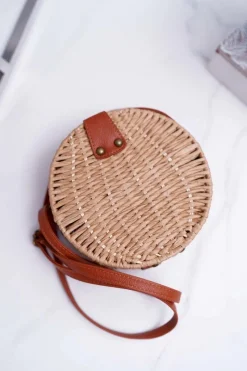 Torebki Kuferki></noscript>Boto Torebka Pleciona Kuferek Sznurkowy Veeza Camel