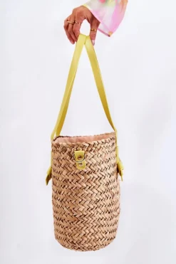 Sale Nobo Torebka Pleciona Na Plażę XM0020-C002 Beżowo-Żółta