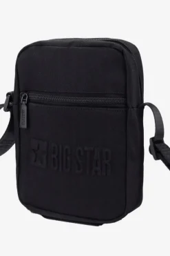 Sale Torebka Saszetka Big Star OO574110 Czarna Torby Sportowe|Listonoszki