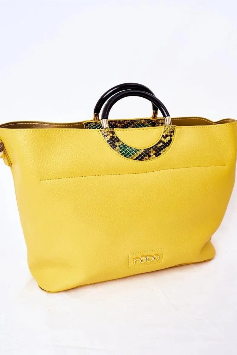 Torebki Nobo|Torebki Klasyczne>Nobo Torebka Shopper Do Ręki K3520 Żółta