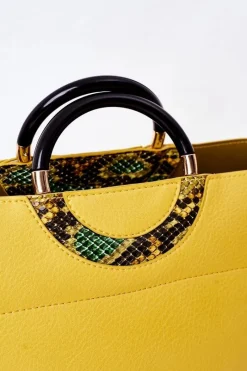 Torebki Nobo|Torebki Klasyczne></noscript>Nobo Torebka Shopper Do Ręki K3520 Żółta