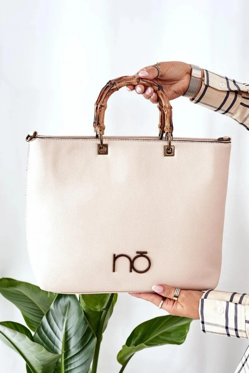 Best Nobo Torebka Shopper Do Ręki L1560 Kremowa