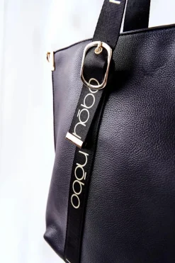 Sale Torebka Shopper Na Ramię NBAG-K2071-C020 Czarna Torebki Nobo|Torebki Klasyczne