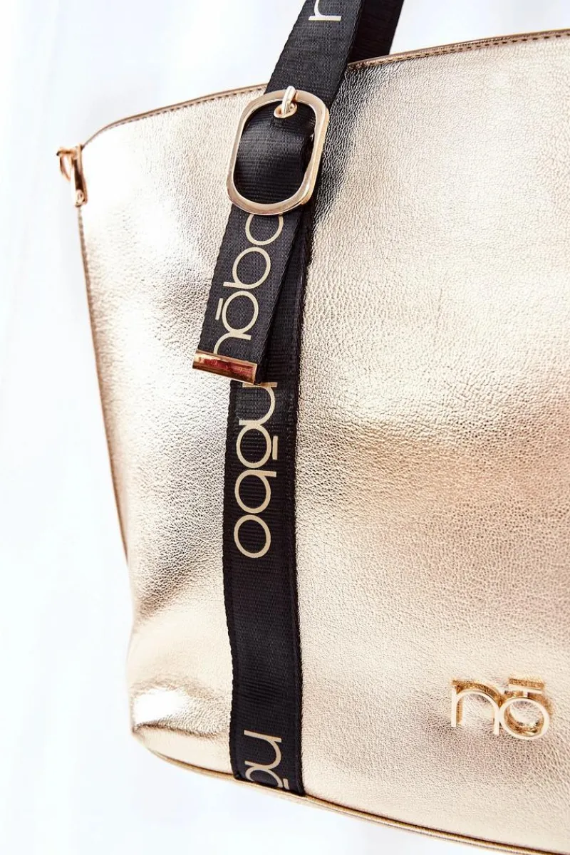Hot Nobo Torebka Shopper Na Ramię NBAG-K2071-CM23 Złota
