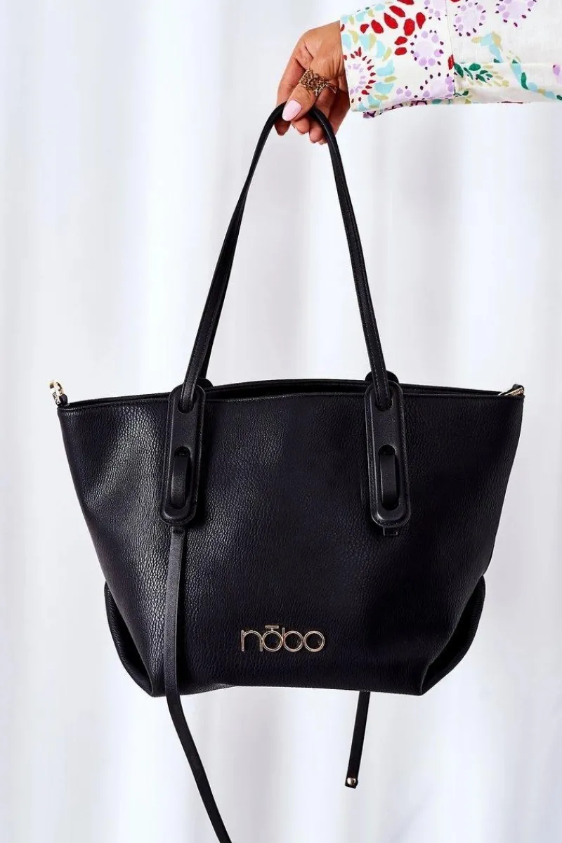 Sale Nobo Torebka Shopper Na Ramię K3180 Czarna