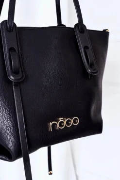 Sale Nobo Torebka Shopper Na Ramię K3180 Czarna